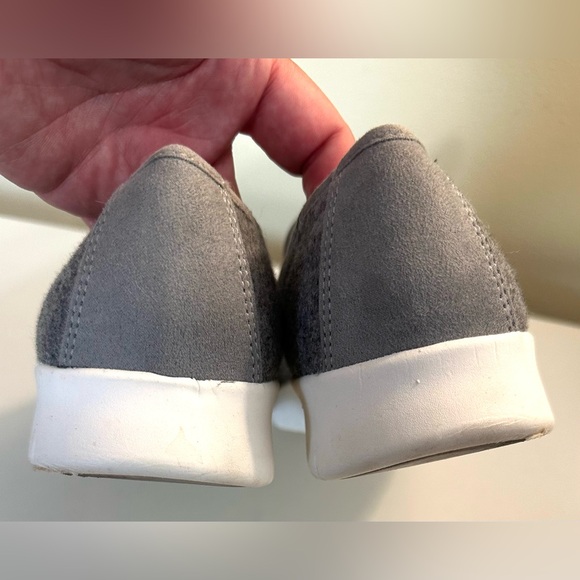 LANDS’ END Comfort Step Slip On Shoes Iron Gray Wool Blends Loafers Lightweight - Picture 7 of 10